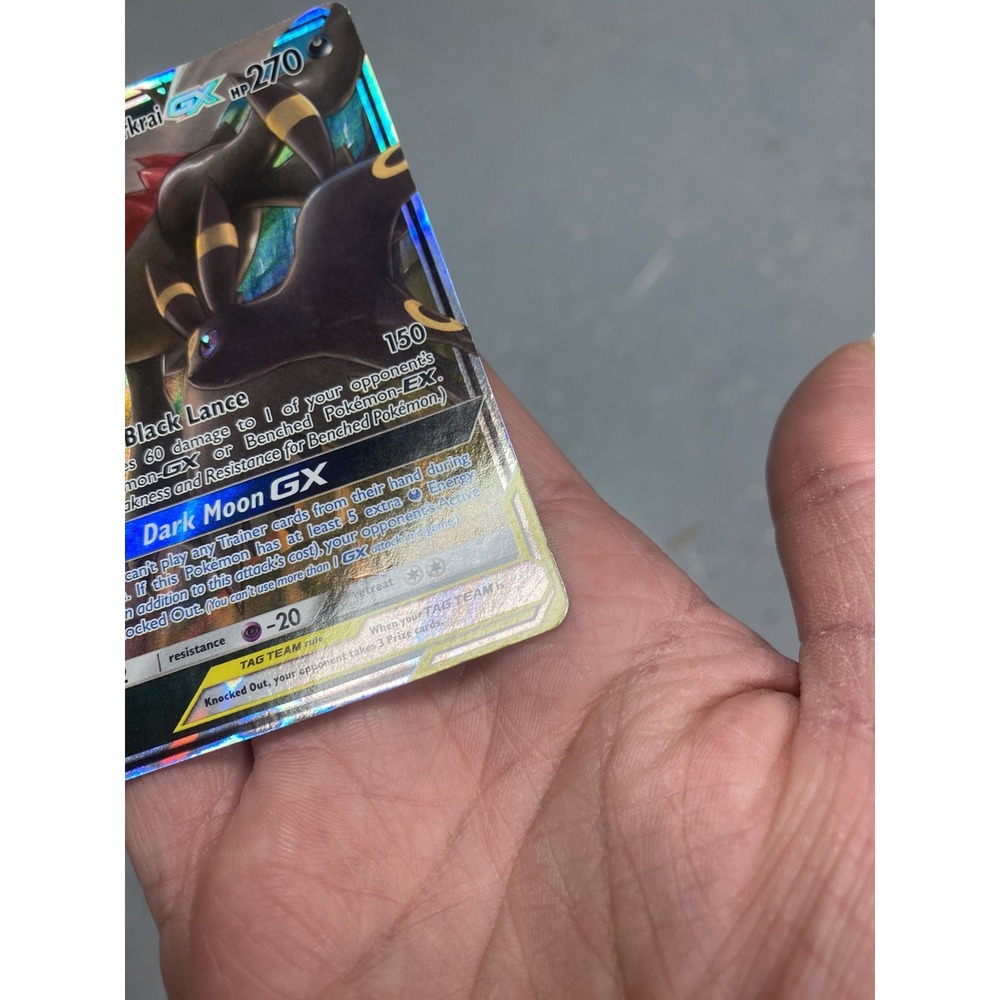 Umbreon and Darkrai GX 125/236 Sun & Moon Unified Minds Tag Team Pokemon TCG MP+ - Picture 9 of 16